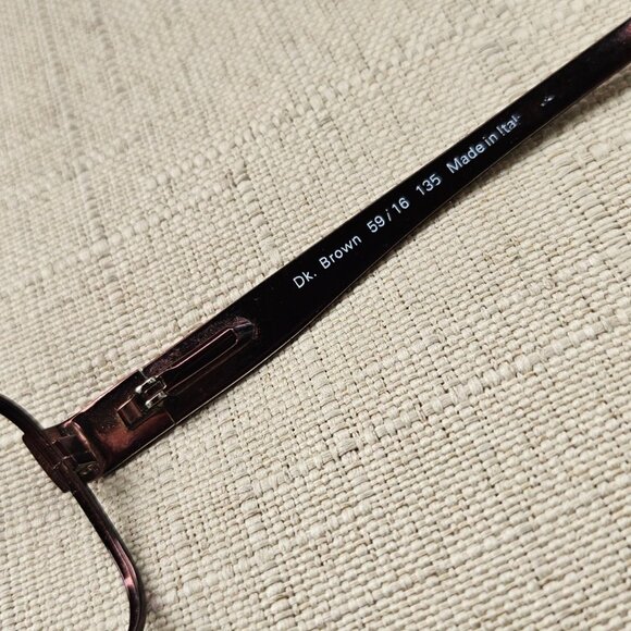 Kirkland Signature Men Glasses Sunglasses Frame Bronze Tone Metal Eyeglasses - Picture 10 of 11